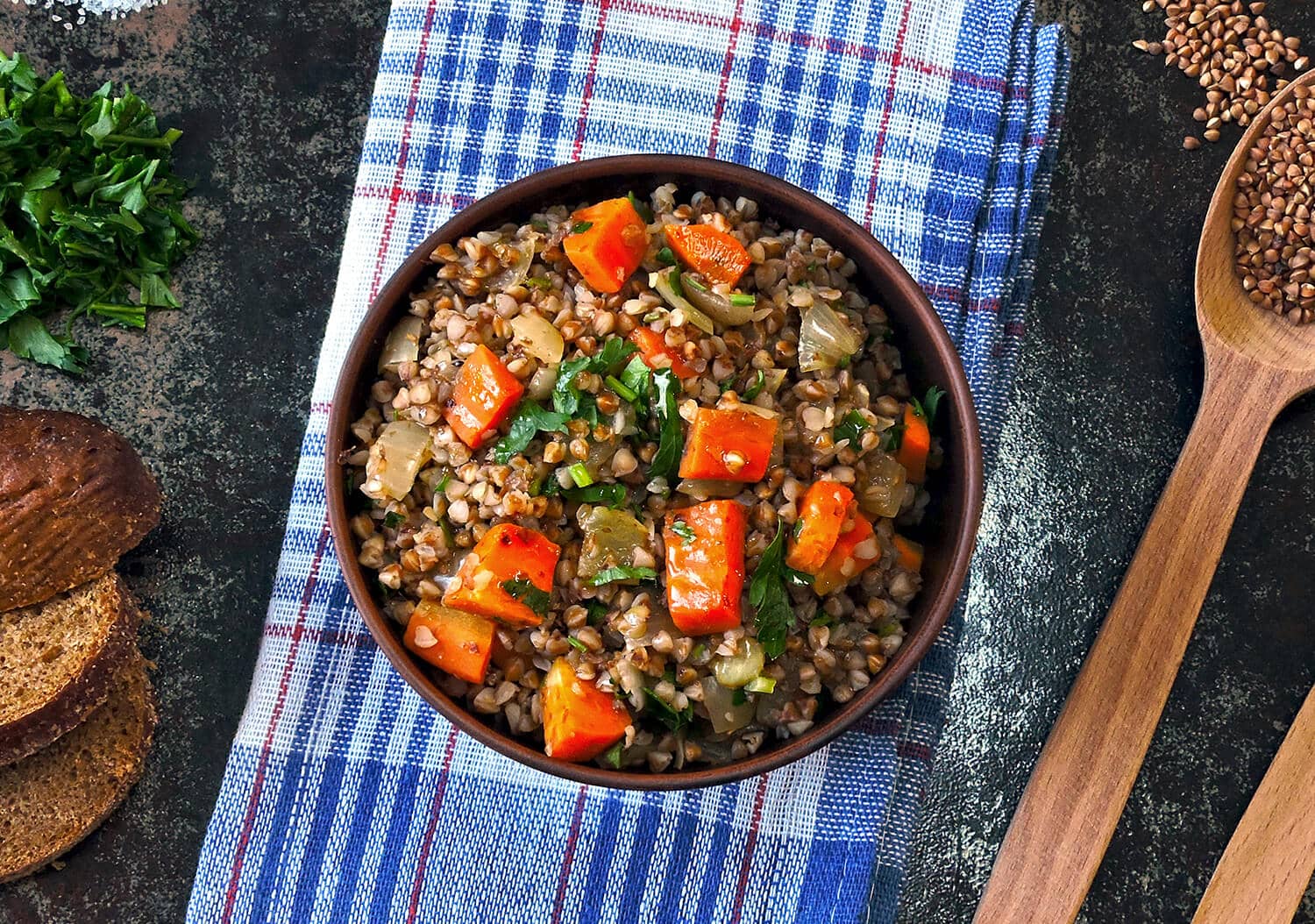 Vegetable Lentil Stew with Fresh Herbs - TwointheKitchen