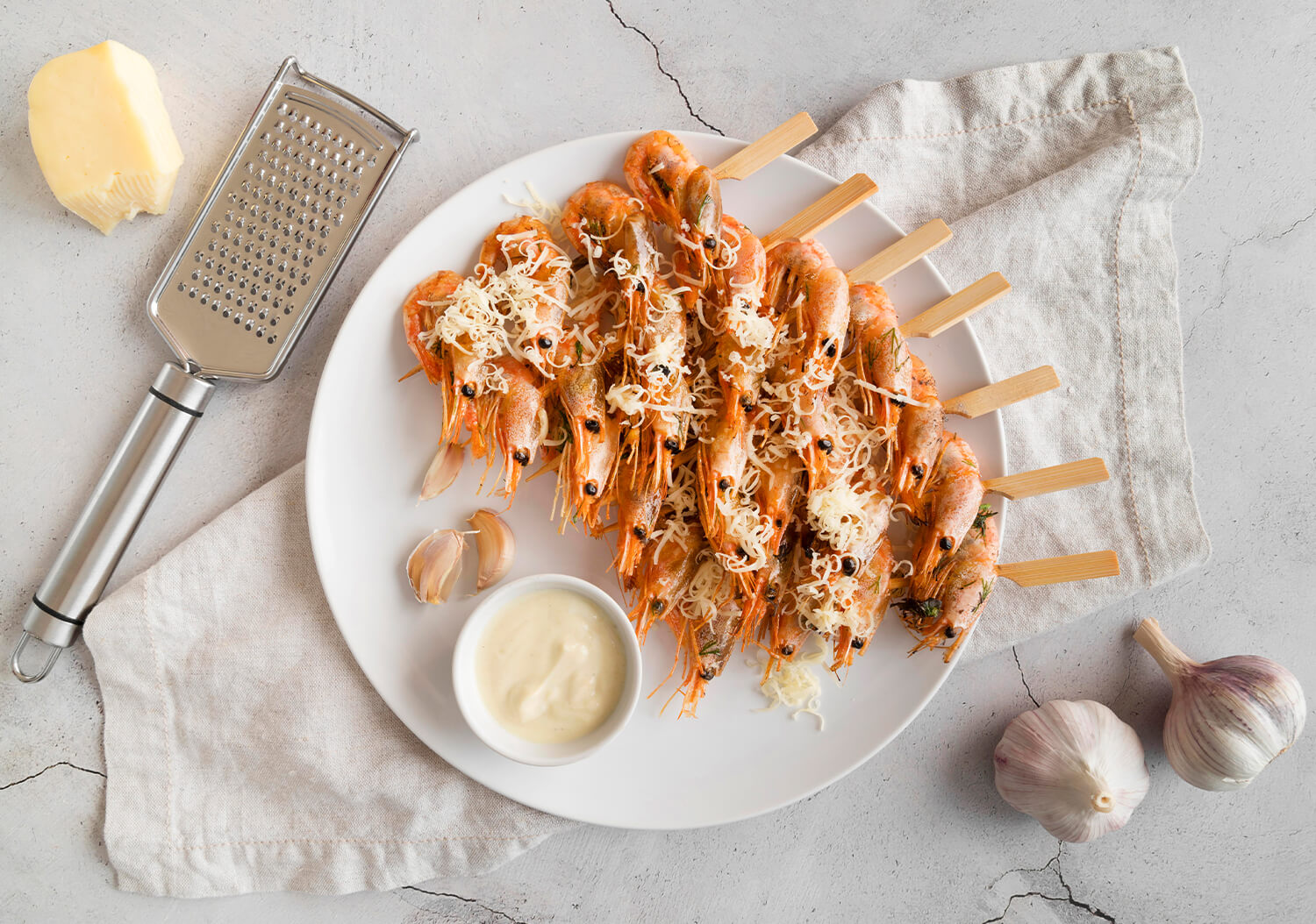 Grilled Shrimp Skewers with Honey Lime Glaze - TwointheKitchen
