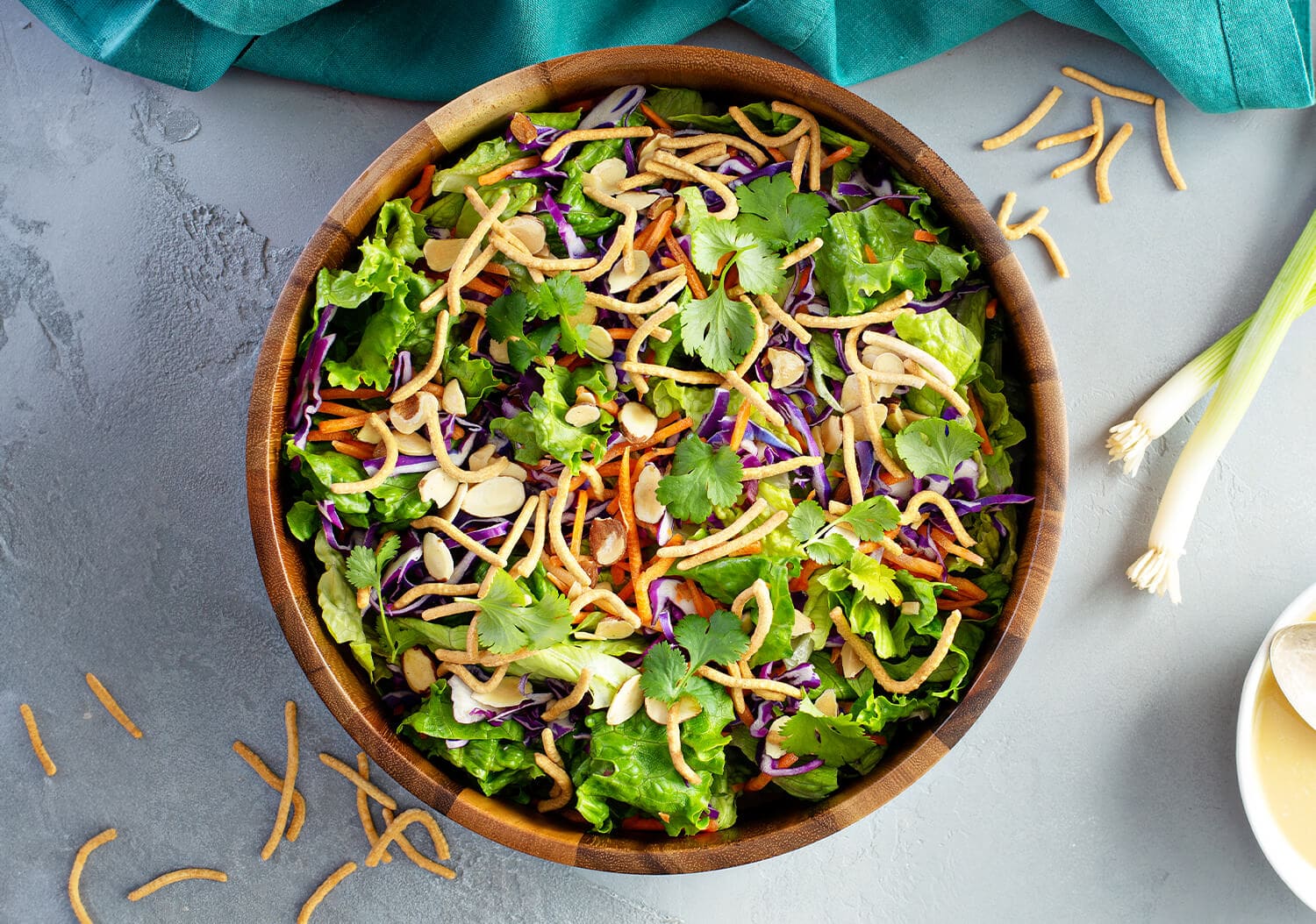 Asian Slaw with Tangy Sesame Dressing - TwointheKitchen