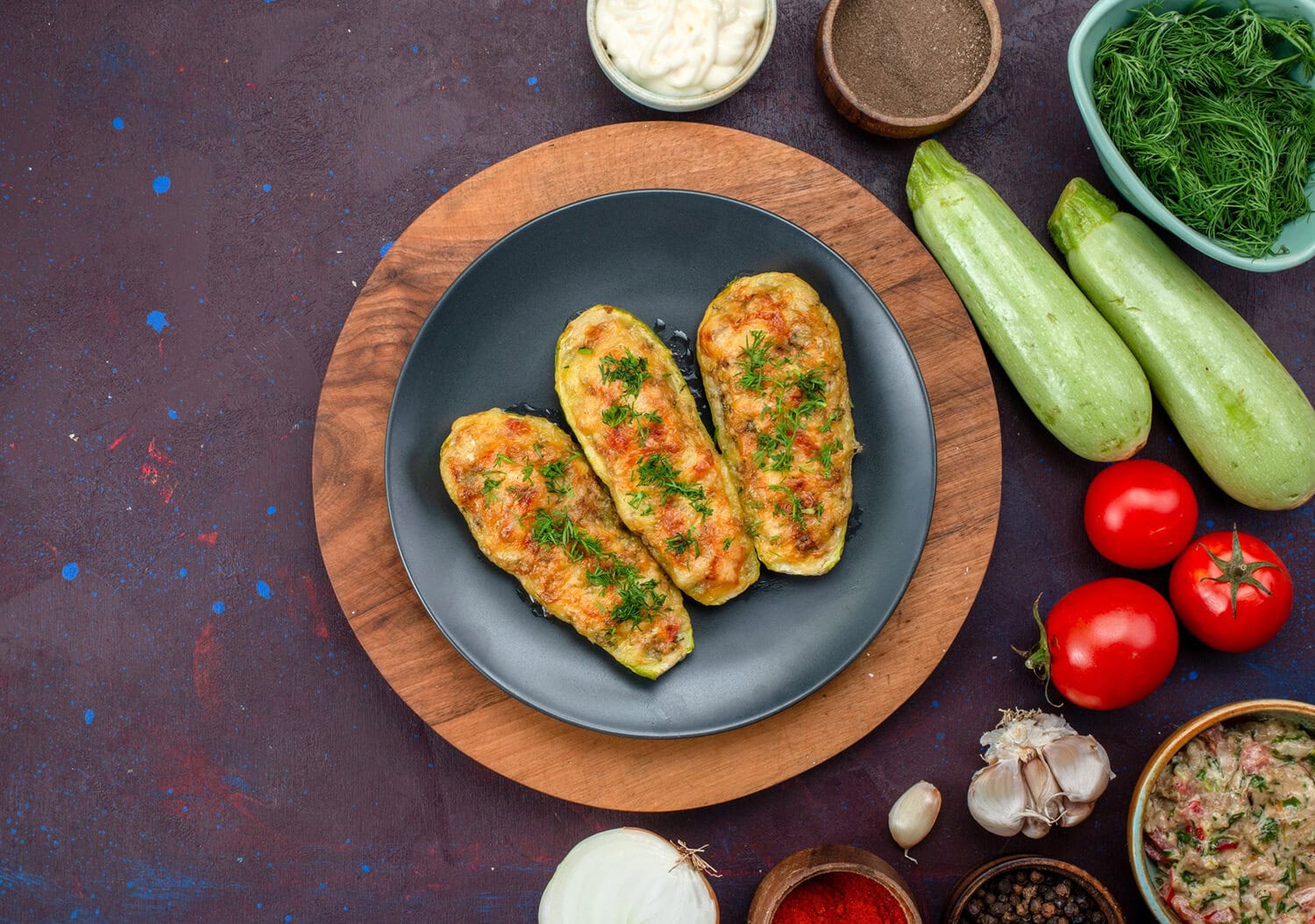 Crispy Parmesan Garlic Zucchini Sticks - TwointheKitchen