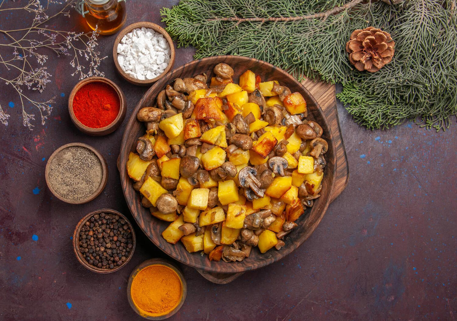 Maple Roasted Sweet Potatoes with Pecans - TwointheKitchen