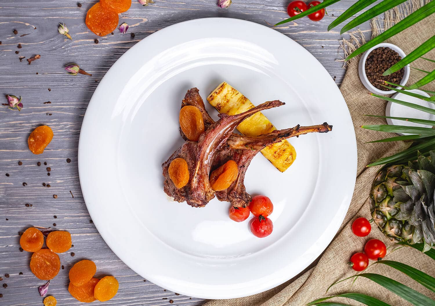 Grilled Lamb Chops with Rosemary Marinade - TwointheKitchen